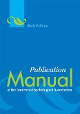 Book cover: APA manual