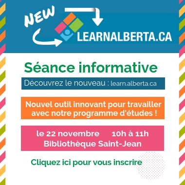 Session d'information sur le nouveau Learn Alberta